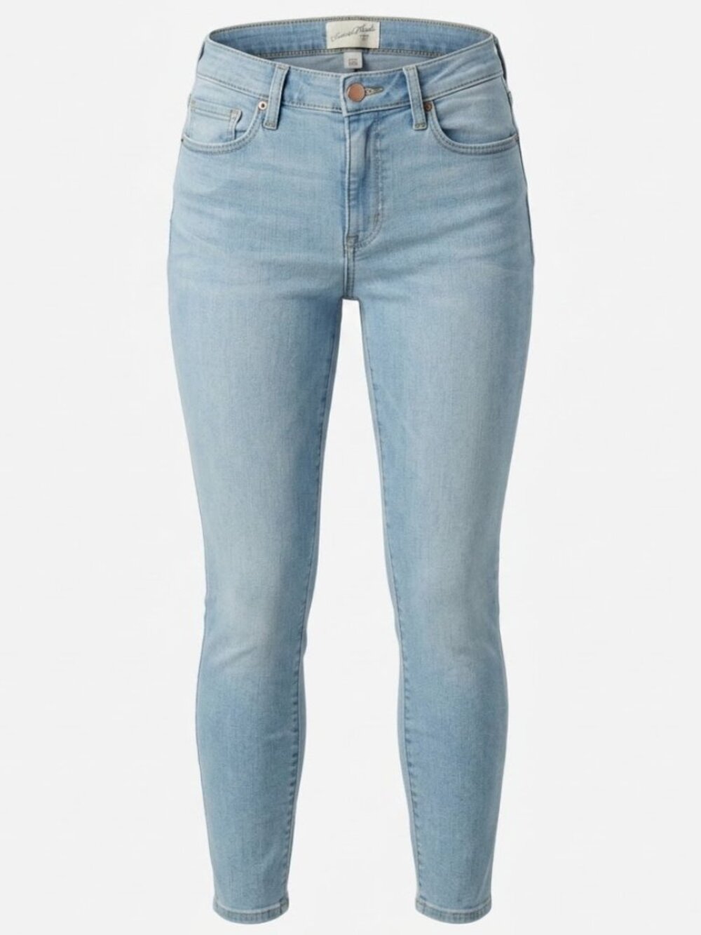 Univ Thread High Rise Skinny Jeans Light Wash Denim Size 2 26S Stretch